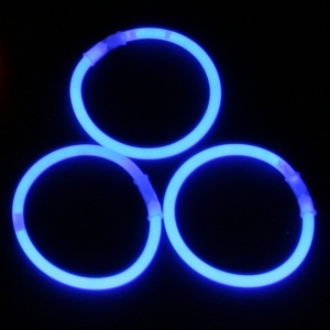 Glowsticks/Glowarmbandjes Blauw 200 x 5 mm (per 100 stuks)