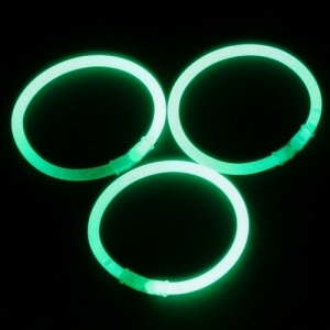 Glowsticks/Glowarmbandjes Groen 200 x 5 mm (4.000 stuks)