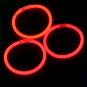 Glowsticks/Glowarmbandjes Rood 200 x 5 mm (4.000 stuks)