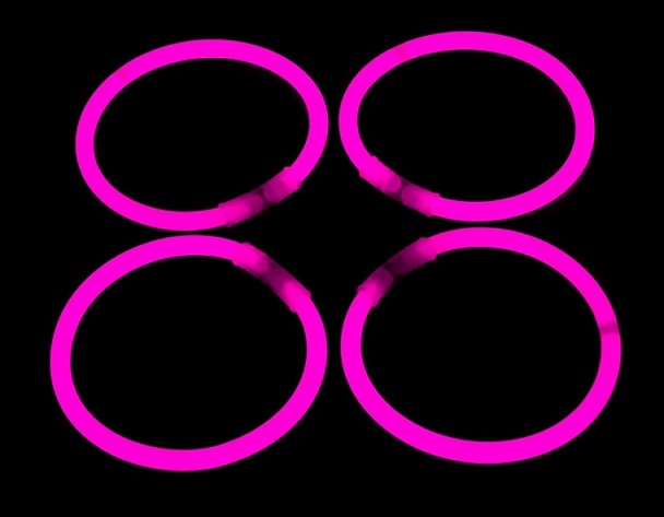 Glowsticks/Glowarmbandjes Roze 200 x 5 mm (4.000 stuks)