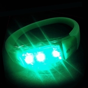 Led armband Groen (reageert op geluid)