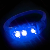 Led armband Blauw (reageert op geluid)