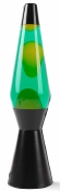 Lavalamp Zwart - Groen/Geel