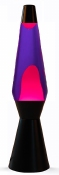 Lavalamp Zwart - Violet/Roze